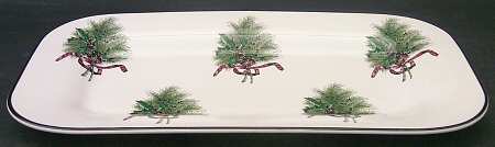Farmers Market Holiday Greetings Bread Tray