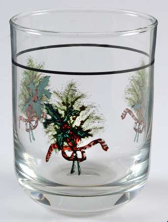 Farmers Market Holiday Greetings 12 Oz Glassware Double Old Fashioned
