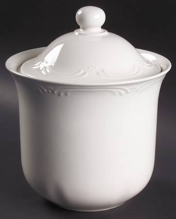 Filigree Large Canister & Lid