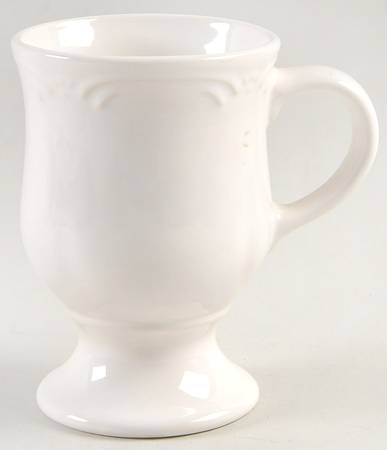 Filigree Pedestal Mug by Pfaltzgraff