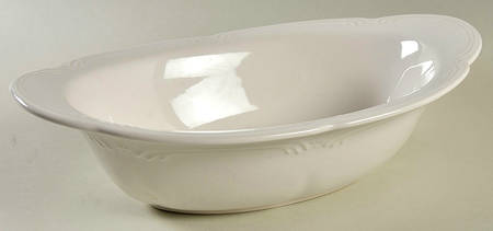Filigree 13" Oval Vegetable Bowl