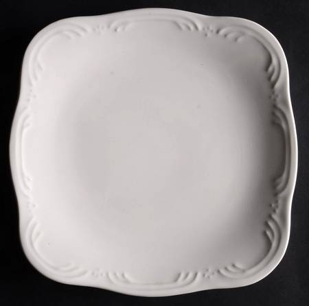 Filigree Square Salad Plate