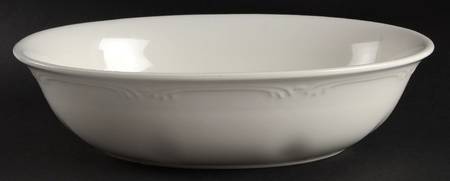 Filigree 11" Oval Vegetable Bowl