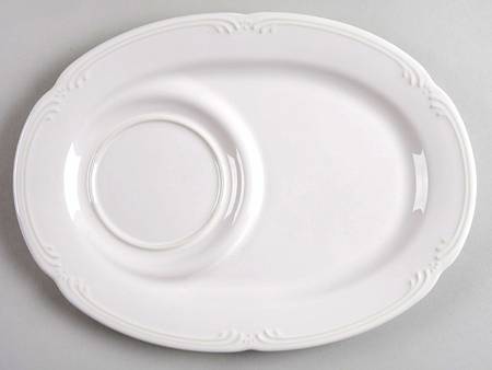 Filigree Oval Snack Tray