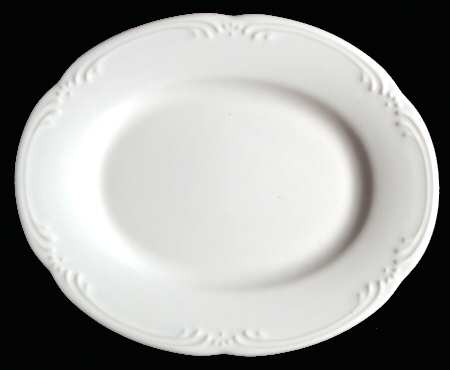 Filigree 8" Oval Plate