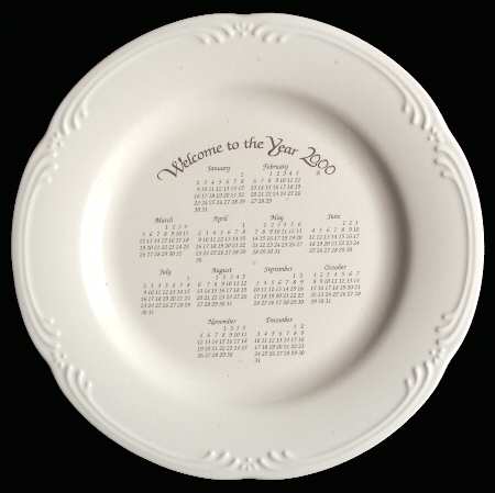Filigree Year 2000 Plate