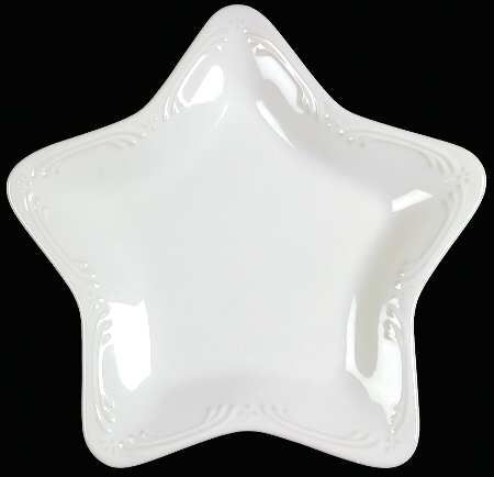 Filigree Star Shaped Plate