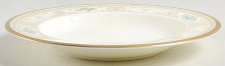 Flora Royale Large Rim Soup Bowl