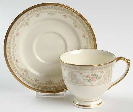 Flora Royale Footed Cup & Saucer Set