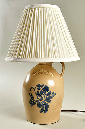 Folk Art Small Jug Table Lamp & Shade