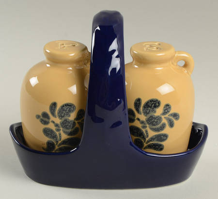 Folk Art (3 Pc) Salt and Pepper Tray Set