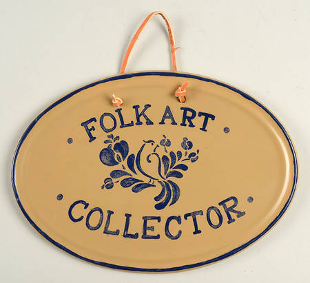 Folk Art Wall Plaque