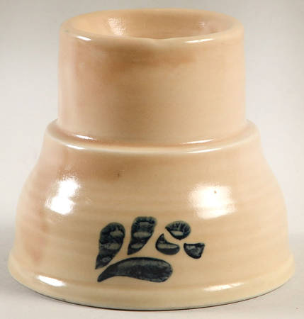 Folk Art Hurricane Lamp No Globe