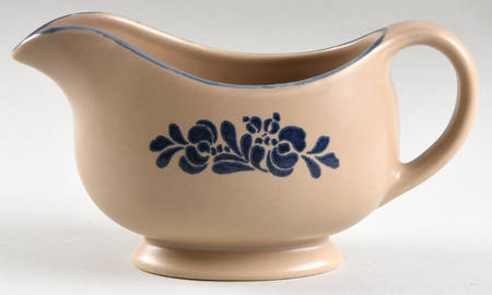 Folk Art Gravy Boat