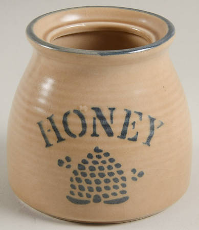 Folk Art Honey Pot No Lid