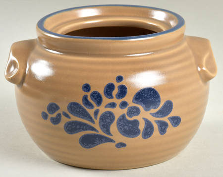 Folk Art Sugar Bowl No Lid