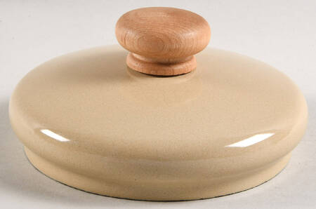 Folk Art Lid for Metal Kettle