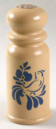 Folk Art Plastic Salt Shaker for Mill Set