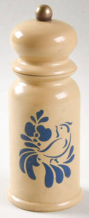 Folk Art Plastic Pepper Mill by Pfaltzgraff