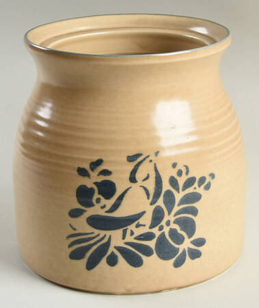Folk Art Large Canister No Lid