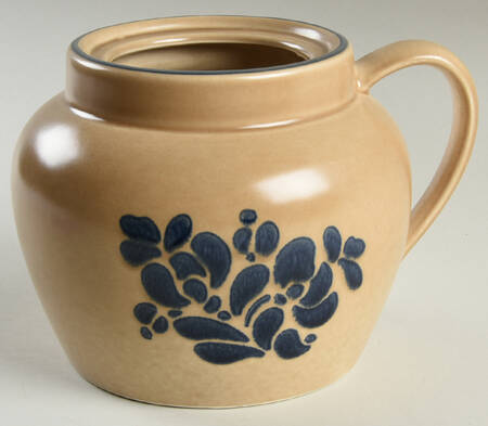 Folk Art Bean Pot No Lid