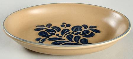 Folk Art Open Candy Dish