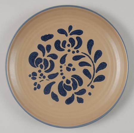 Folk Art Luncheon Plate