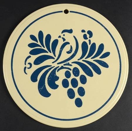 Folk Art Plastic Kettle Rest