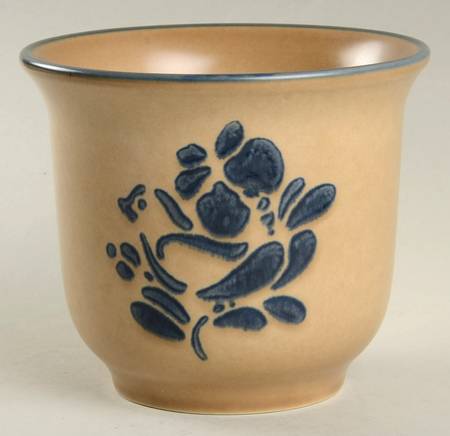 Folk Art 4" Flower Pot