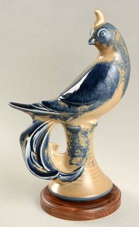 Folk Art Large Bird Figurine