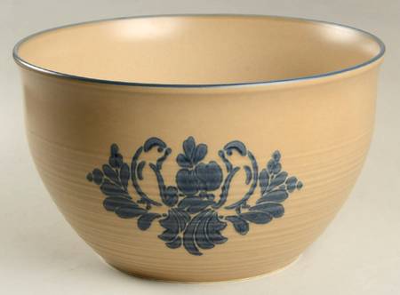 Folk Art Dough/Punch Bowl