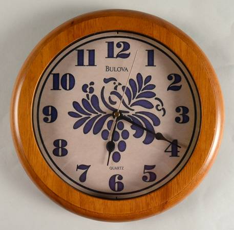 Folk Art Hanging Wall Clock