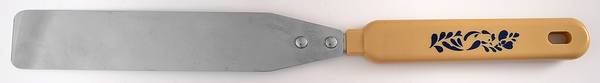 Folk Art Metal Icing Spatula