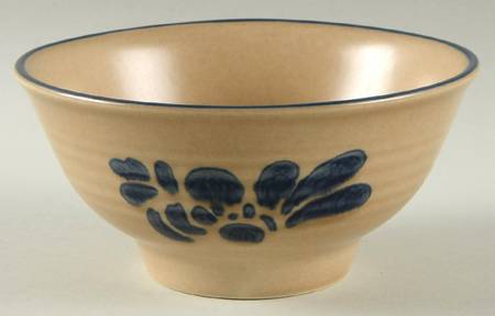 Folk Art Pedestal Bowl