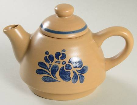 Folk Art Teapot for Individual Teapot & Lid with Cup