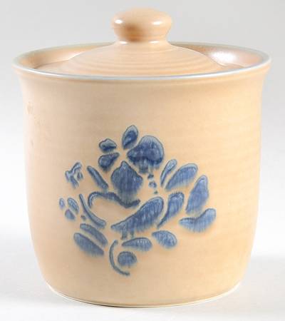 Folk Art Drip Jar w/Lid No Strainer