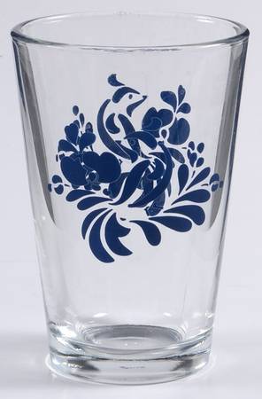 Folk Art 8 Oz Glassware Tumbler