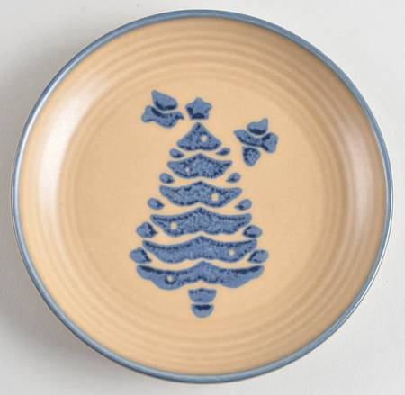 Folk Art Holiday Bread & Butter Plate