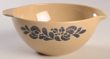 Folk Art 5 1/2" Melamine Nesting Mixing Bowl