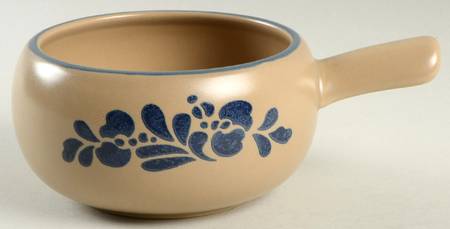 Folk Art One Stick Handled Soup/Snack Bowl (use with STR11A)
