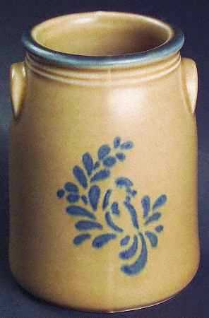 Folk Art Miniature Open Crock