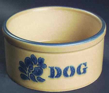 Folk Art Pet Bowl