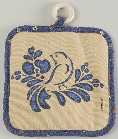 Folk Art Cloth Potholder