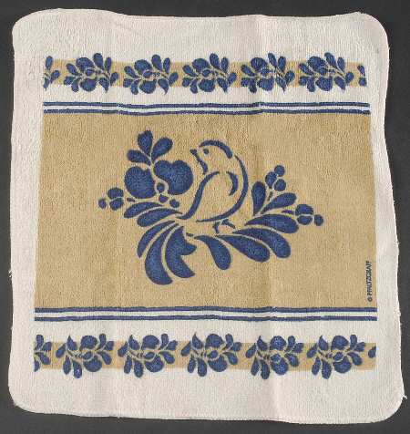 Folk Art Wash Cloth