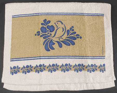 Folk Art Cloth Hand Towel