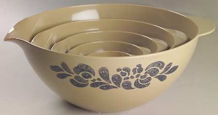 Folk Art (Set of 5) Nesting Melamine Mixing Bowls