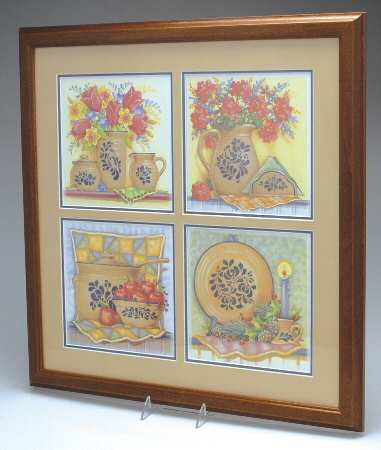 Folk Art Four Seasons Framed Print
