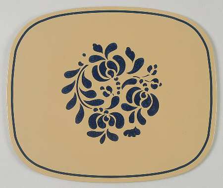 Folk Art 7" Metal Stove Mat