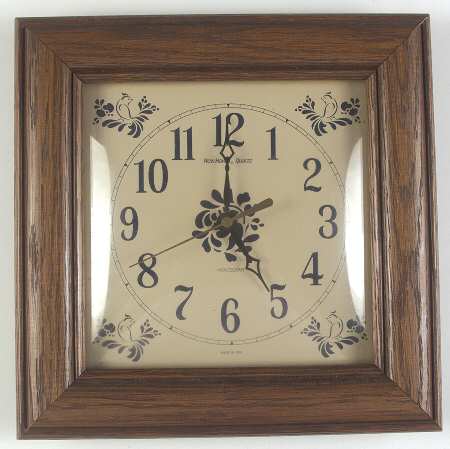 Folk Art Hanging Wall Clock
