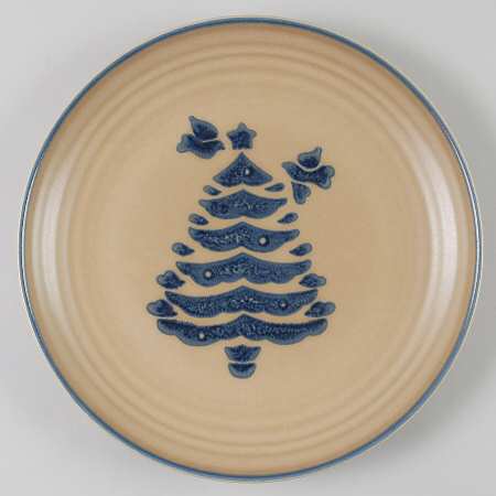 Folk Art Holiday Dinner Plate